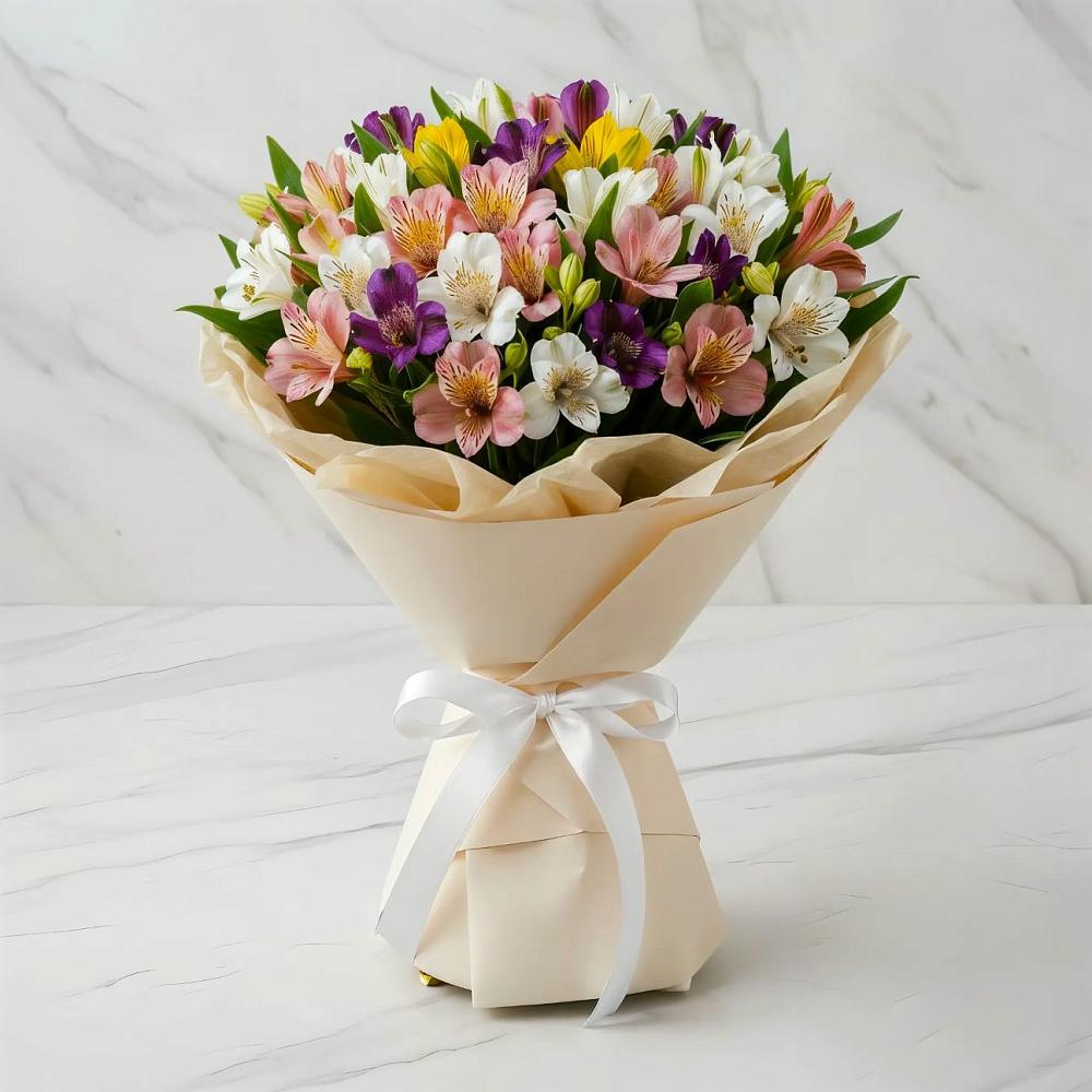 Букет цветов из: Альстромерии в Чульман