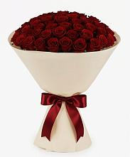 Букет 101 Бордовая роза Блэк Бакарра в Чульман
