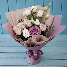 Букет цветов из:  Розы и Лизиантусы в Чульман
