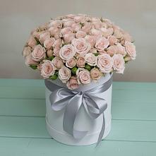 Цветочная композиция из Розы в шляпной коробке в Чульман