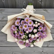 Букет цветов из:  Розы и Хризантемы #REPLACE_PRED# Чульман