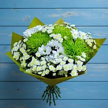 Букет цветов из:  Хризантемы #REPLACE_PRED# Чульман