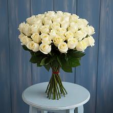 Букет 51 Белая роза Эдлесс Лав #REPLACE_PRED# Чульман