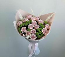 Букет цветов из:  Розы и Хризантемы #REPLACE_PRED# Чульман