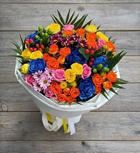 Букет цветов из:  Розы и Хризантемы в Чульман