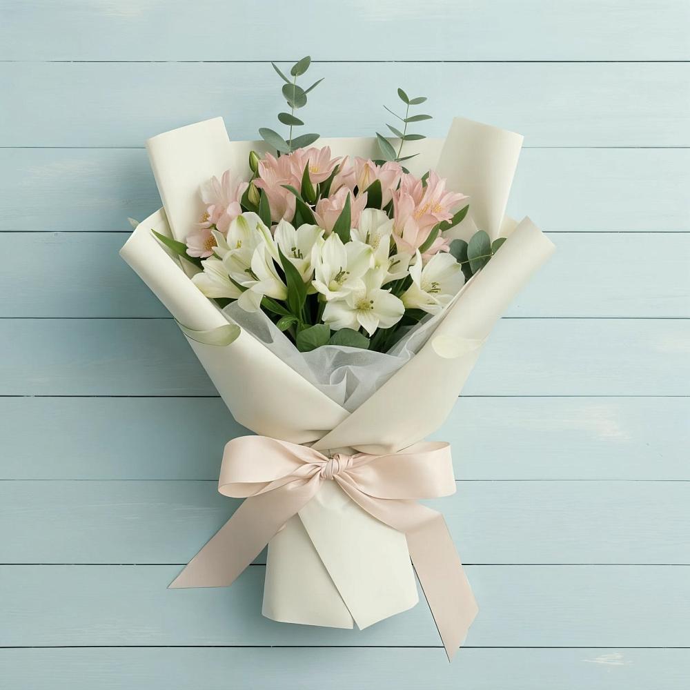 Букет цветов из: Альстромерии в Чульман